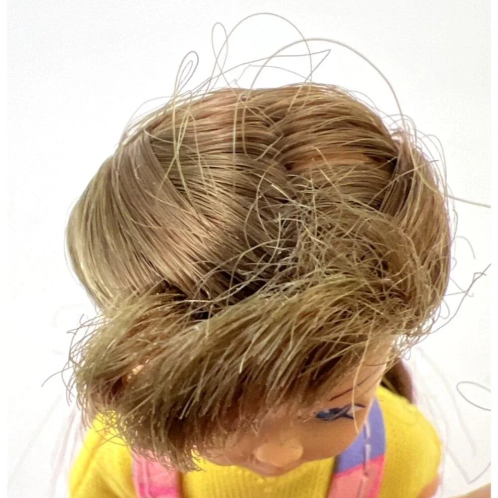 Vintage 1995 Kid Core Style Doll With Blue Eyes 5